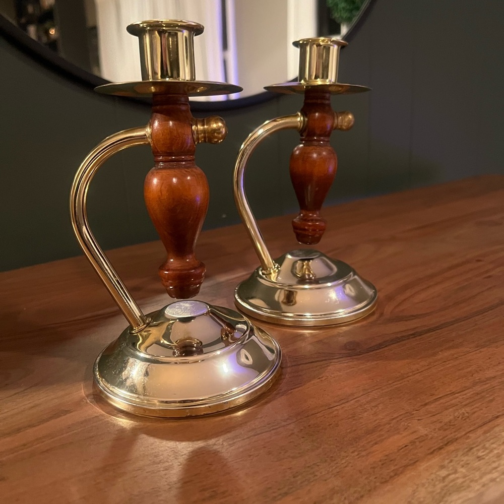 Vintage candlestick holders